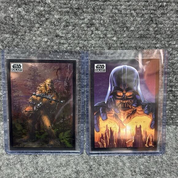 2022 Topps Chrome Star Wars Galaxy Refractor & Sketch Card Lot Of (7) Cards! - Picture 2 of 6